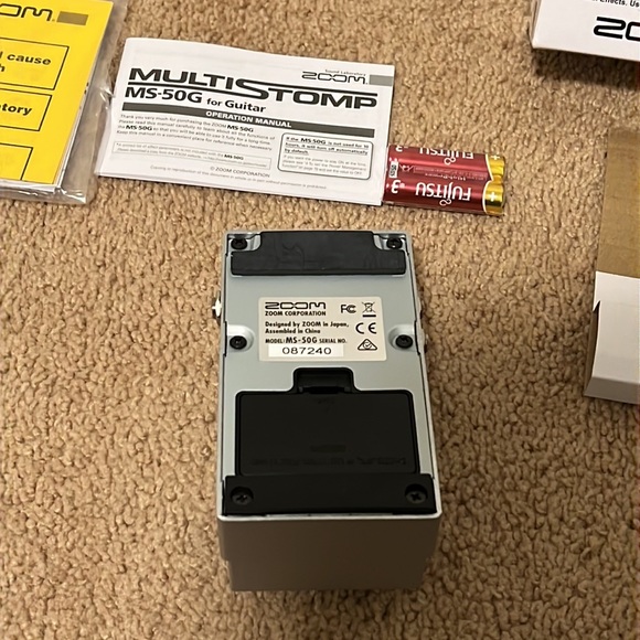 New Zoom MS-50G Guitar MultiStomp Pedal - Picture 6 of 8
